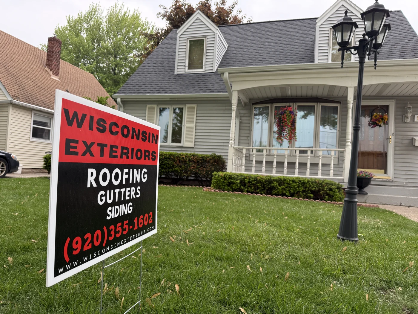 Professional Roof Replacement | Kaukauna | Wisconsin Exteriors Brand new roof installed by Wisconsin Exteriors on Kaukauna church