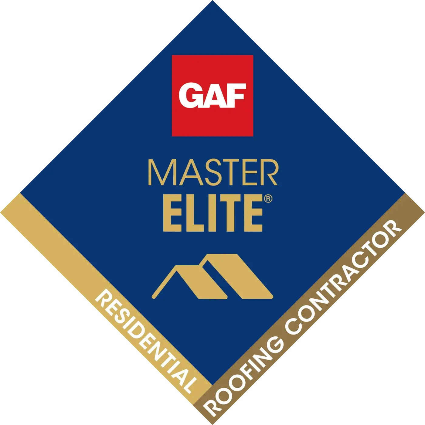 GAF Master Elite Certified Logo | Kaukauna | Wisconsin Exteriors GAF Roofing Master Elite Certification logo