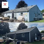 Roofing Siding Before After Top Rated Contractor Gaf Hdz Asphalt Shingles Norandex D4 Vinyl Siding Contractor Near Me Kimberly Wi Original